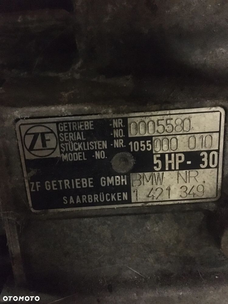 BMW E34 540 4.0 V8 286KM 1995R. 214TYS. 1421349 SKRZYNIA BIEGÓW AUTOMAT ZF - 4