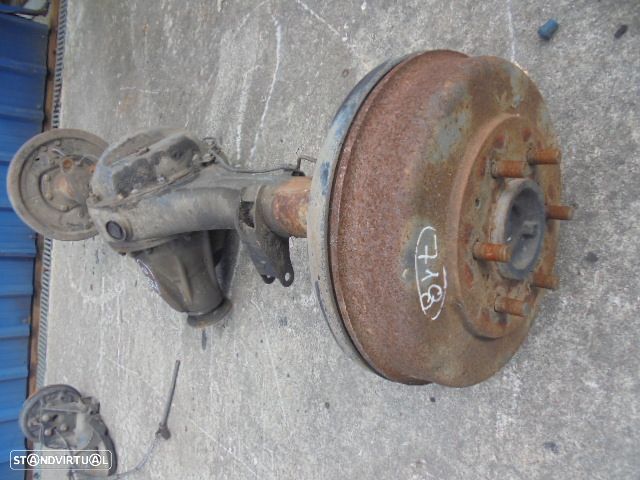 Eixo Eix718 NISSAN D21 1992 2.5D 85CV 2P CASTANHO TRÁS CUBOS COMPLETO - 2