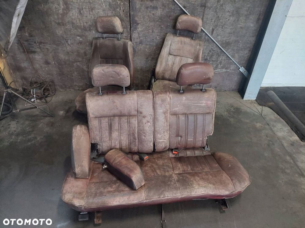 KOMPLET FOTELI LEWY PRAWY +KANAPA TYŁ SSANGYONG MUSSO I - 1
