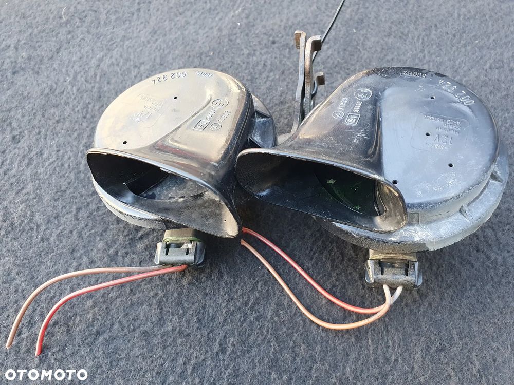 Opel Vectra C klakson klaksony sygnały KOMPLET 2 SZT POSIADAM 2 KOMPLETY - 1
