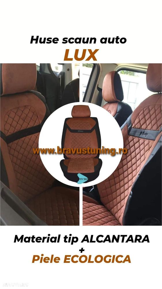 Huse scaun auto LUX Mercedes, BMW, Skoda, Opel, Audi, Kia,Hyundai,Seat - 5