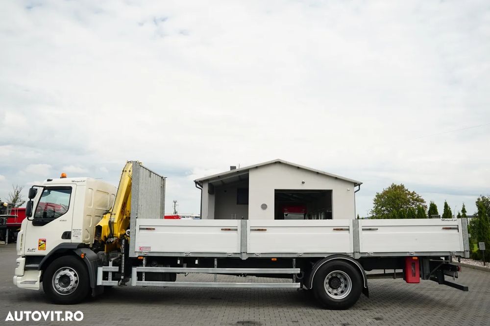 DAF LF 250 / 4X2 / LIVRARE - 7.3 + HDS HYVA HB 150X -E3 / RADIOCOMANDĂ / ROTATOARE / MAX. CAPACITATE DE RIDICARE: 5200 KG / EURO 6 - 9