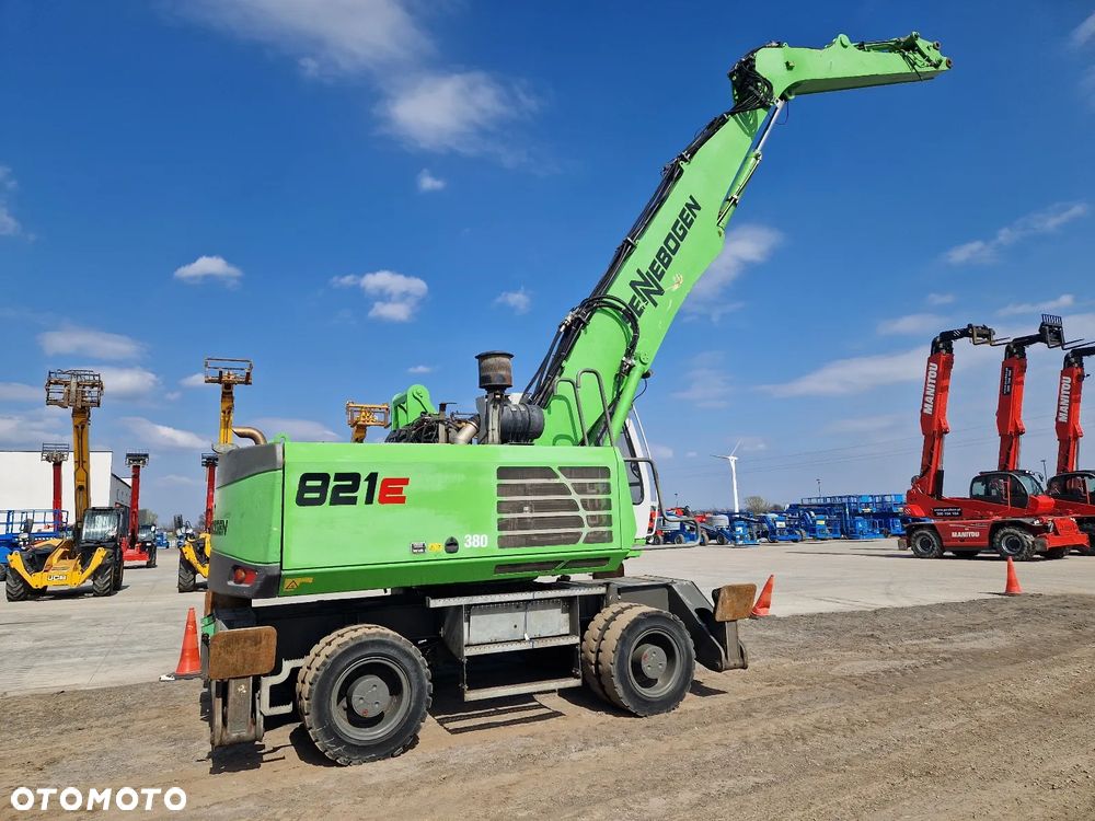 Sennebogen 821E jak FUCHS CAT M500 - 3