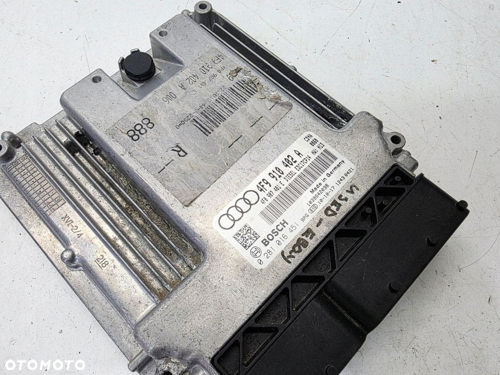 KOMPUTER STEROWNIK SILNIKA AUDI A6 C6 LIFT 3.0 TDI 4F9910402A 4F0907401E - 2
