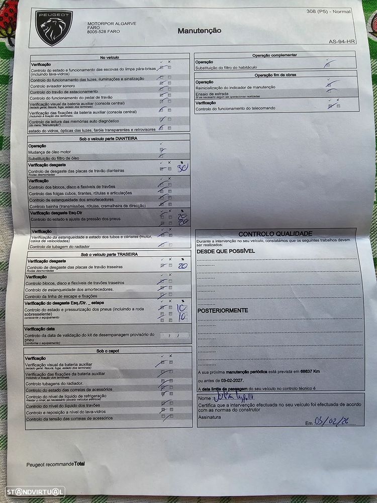 Peugeot 308 1.6 Hybrid Active Pack e-EAT8 - 49