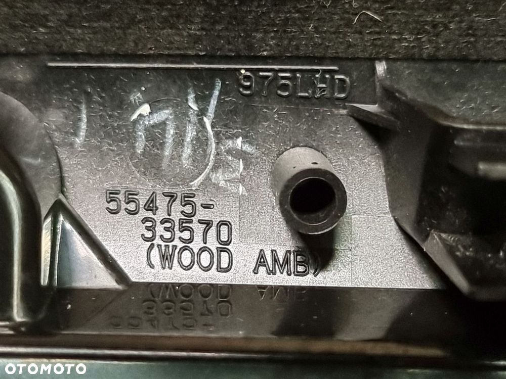 LEXUS ES od 2018r Osłona Zaślepka Obudowa Panel Deski Zegarów Schowek Kratka Nawiewu - 17