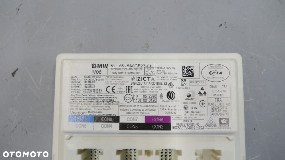bmw f40 moduł sterownik komfortu bdc z kluczykiem 61 355a3ce27 - 2