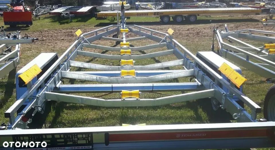 TEMARED Przyczepa B35 PTZ do 9m poszerzona DMC 3500 kg podłodziowa - 5