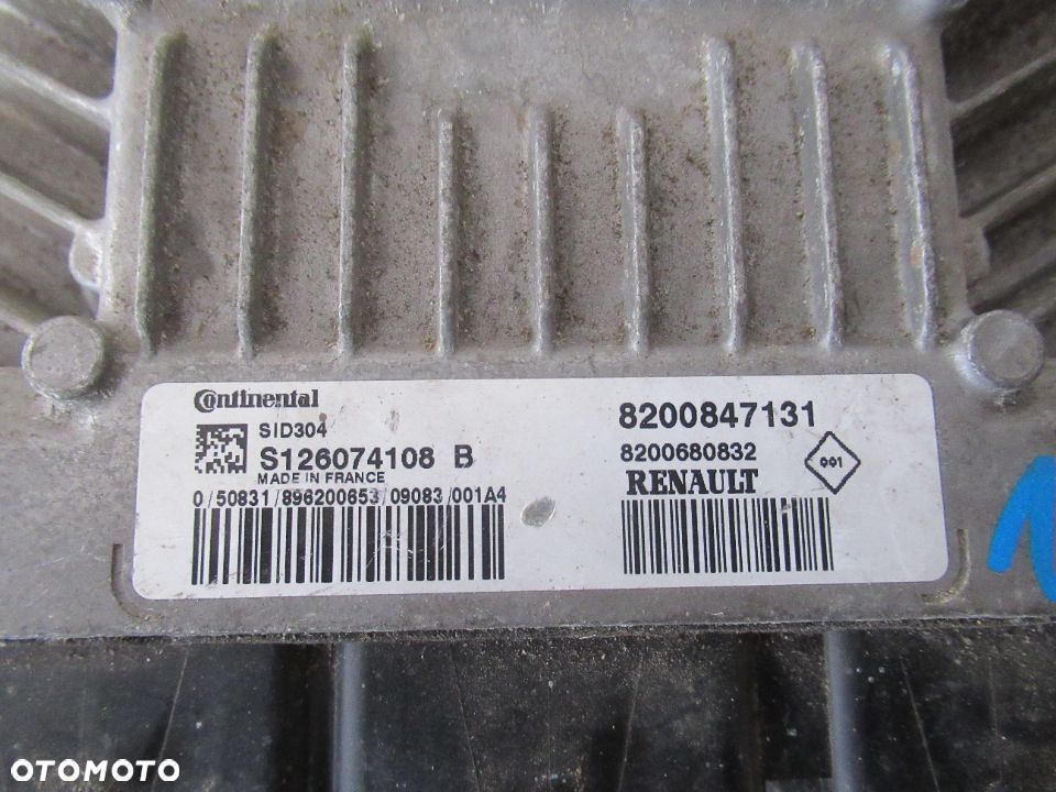 KOMPUTER STEROWNIK SILNIKA RENAULT SCENIC II MEGANE II MODUS 1.5 DCI 8200847131 - 4