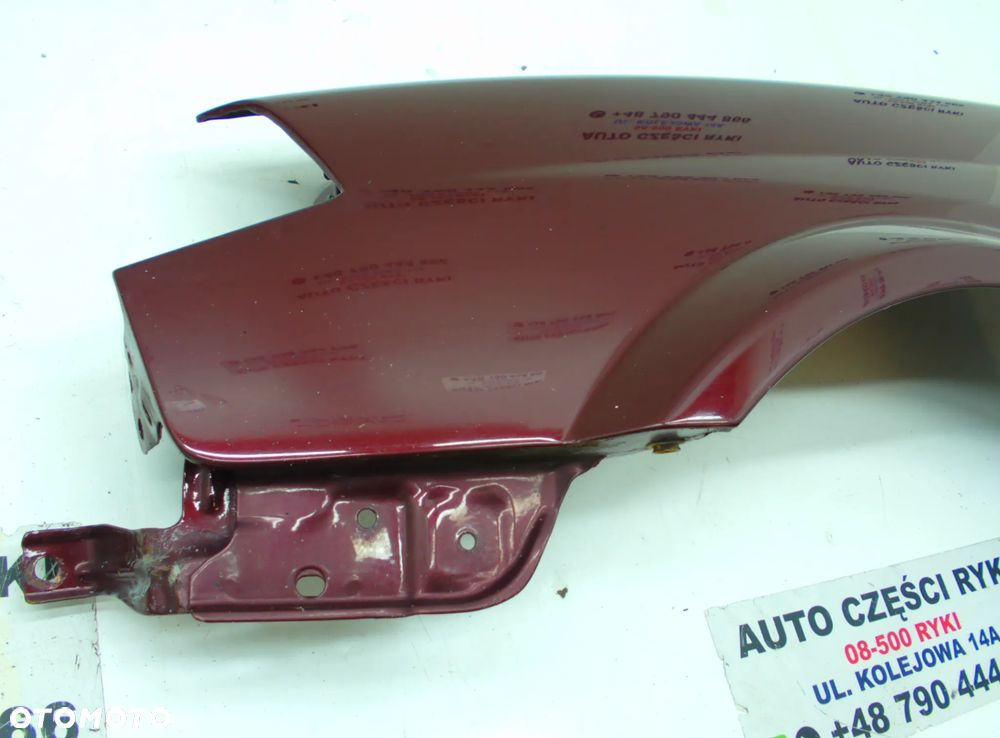Nissan Primera P12 Błotnik prawy lewy przód bordowy - 3