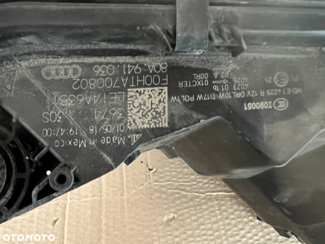 Lampa Prawa Audi Q5 Full LED Matrix 80A941036 - 4