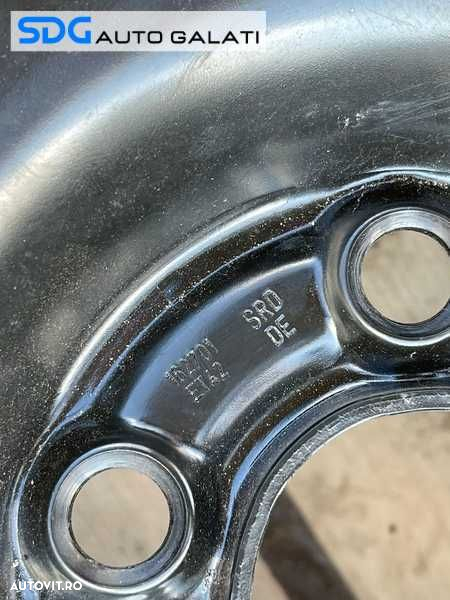 Roata Janta Tabla Rezerva cu Cauciuc Anvelopa Noua Continental 205 55 16 R16 Seat Toledo 2 1999 - 2005 Cod sdgb30 1J0601027R 1J0601027T - 7