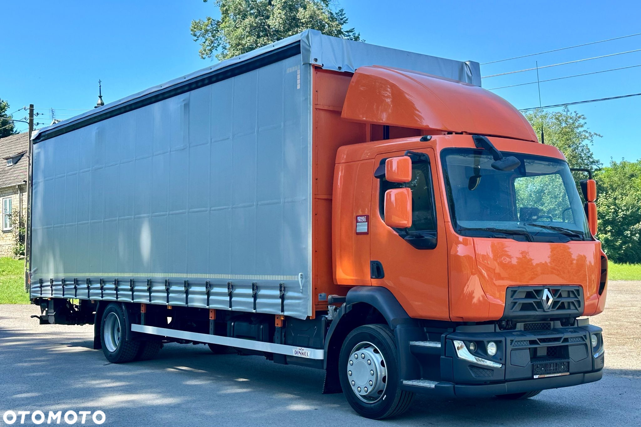 Renault D 18 / 280 / FIRANKA / WINDA / 8.6 M DŁUGOŚCI / 21 EUROPALET / NOWE OPONY / ŁADOWNOŚĆ 9.380 KG / AUTOMAT / SERWISOWANA / SPROWADZONA - 2