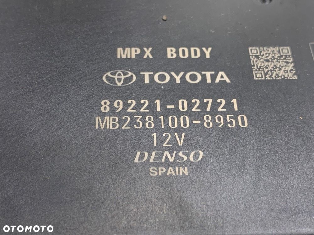 MODUŁ KOMFORTU  TOYOTA COROLLA sedan (_E21_) 2019 - 2022 1.8 VVTi Hybrid (ZWE211, MZEA12) 72 kW [98 - 7