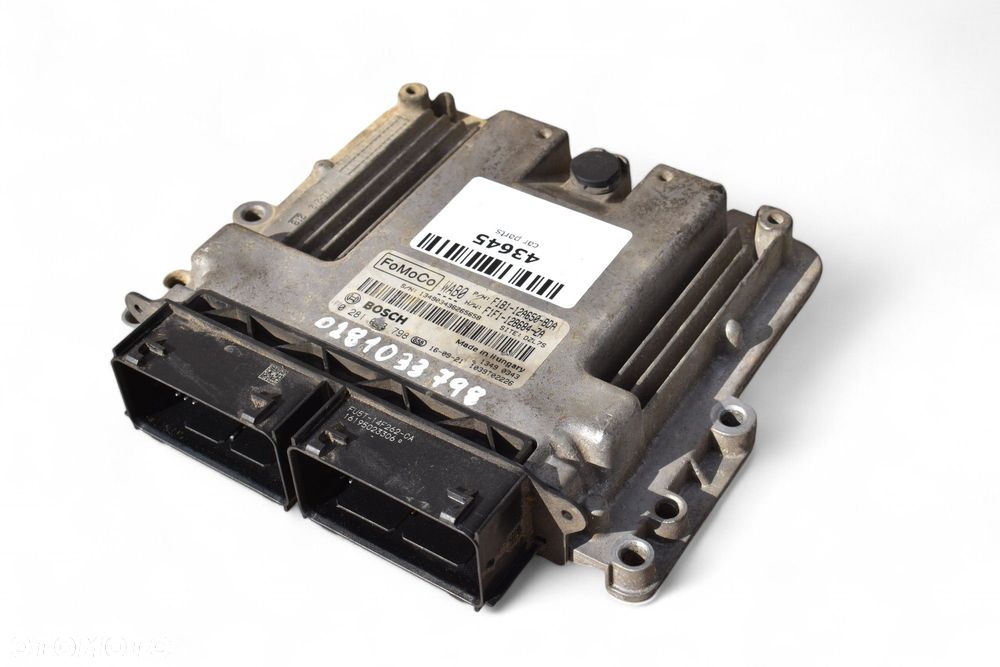 Sterownik Silnika ECU FORD FIESTA MK7 1.5 TDCI F1B1-12A650-BDA 0281033798 - 1