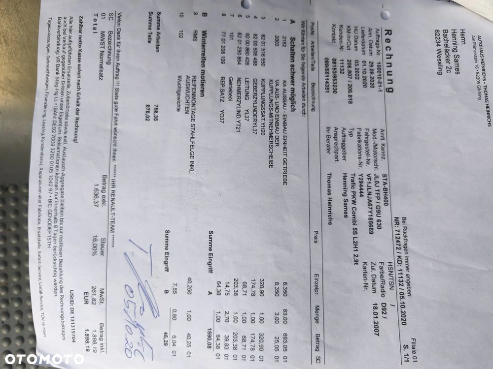 Renault Trafic L1H1 Generation Lux - 21