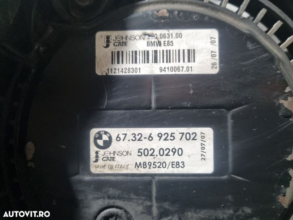 Electroventilator BMW X3 E83 Facelift 2.0 Diesel 2006 - 2010 150CP Manuala 6 Trepte ... - 3
