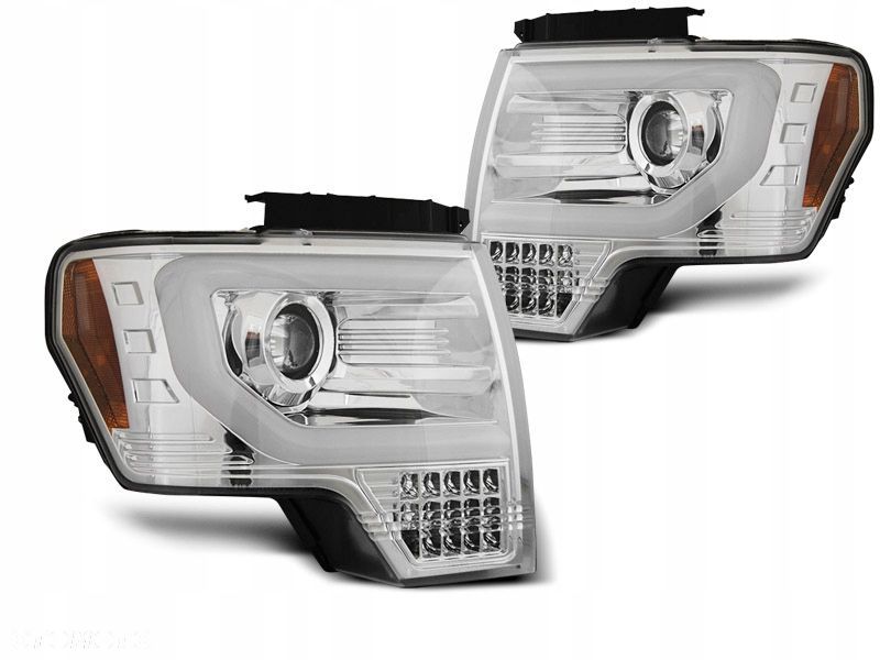 Reflektor Lampy kpl Neon Led Clear Ford F150 2008- - 1