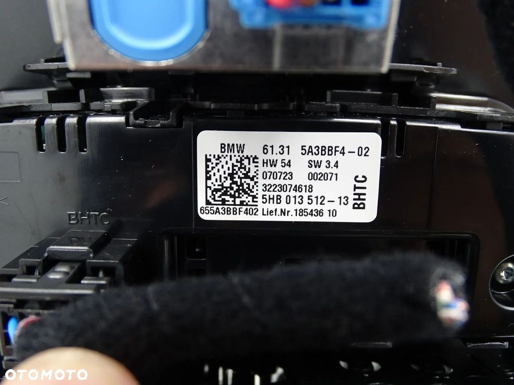 PANEL KLINATYZACJI KRATKA NAWIEWU TYŁ OSŁONA TUNELU USB BMW 3 G20 G21 - 4