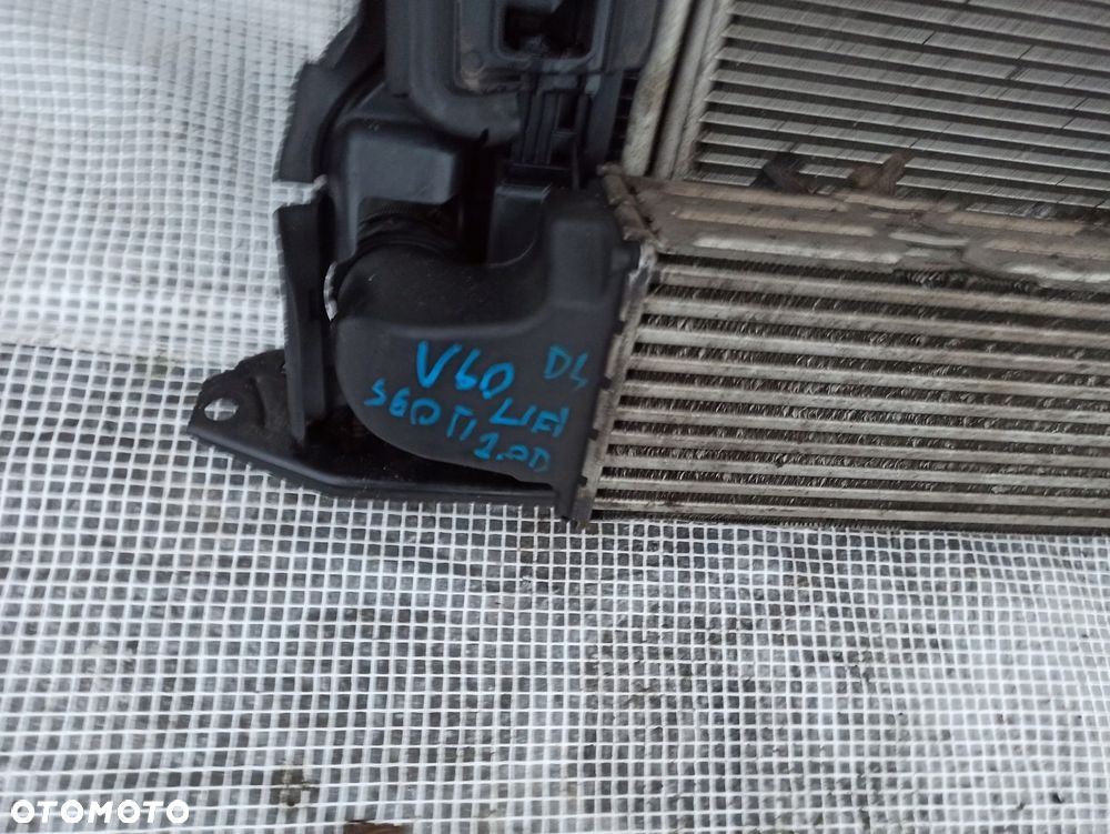 VOLVO S60 II V60 2.0D D4 190PS KOMPLET CHŁODNIC WENTYLATOR WODA INTERCOOLER - 4