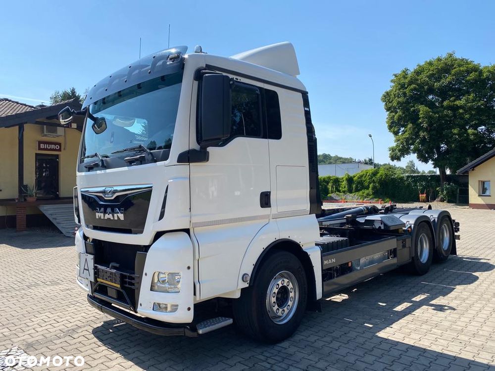 MAN 26.440 TGX hakowiec, 6x2, MEILLER, pilot, 306 t.km. - 6