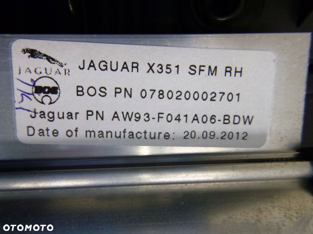 JAGUAR XJ X351LONG BOCZEK TAPICERKA PRAWY TYŁ - 10