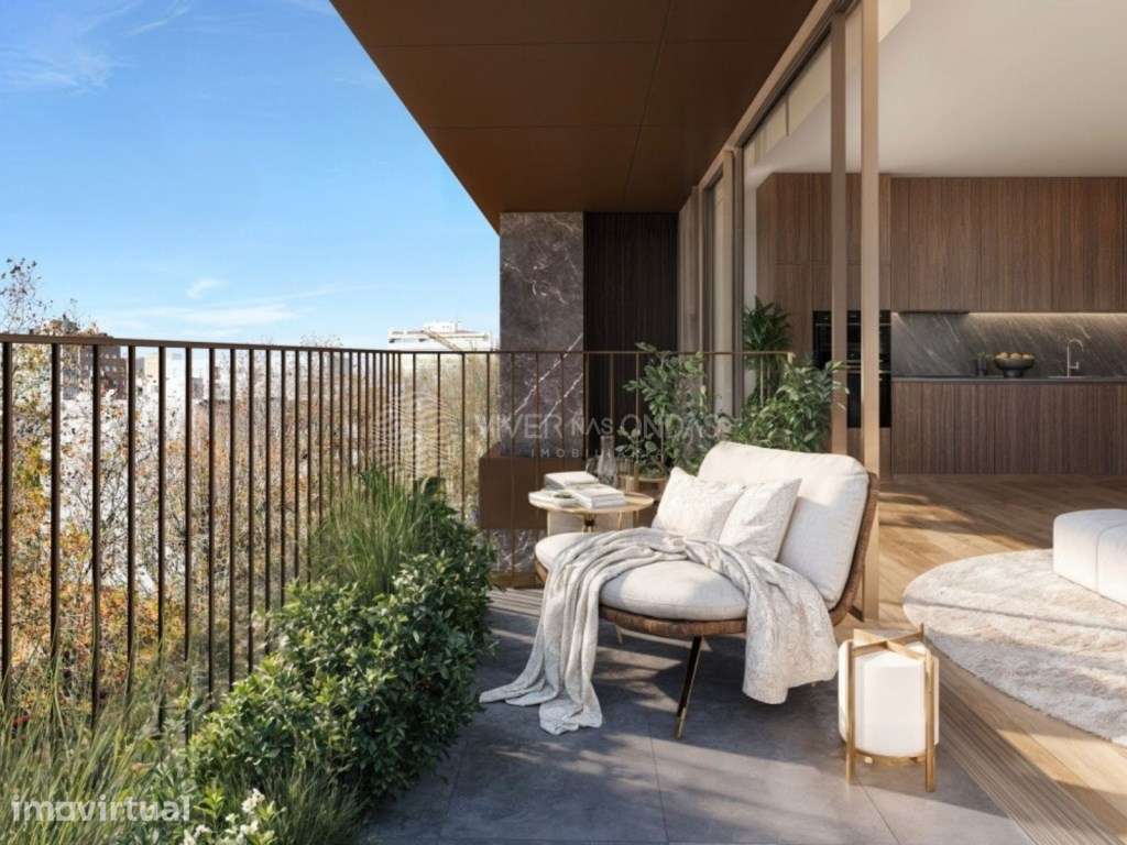 T3 de Luxo com 161,76m² | 2 Parqueamentos e Varanda | Matosinhos Sul - Grande imagem: 5/38