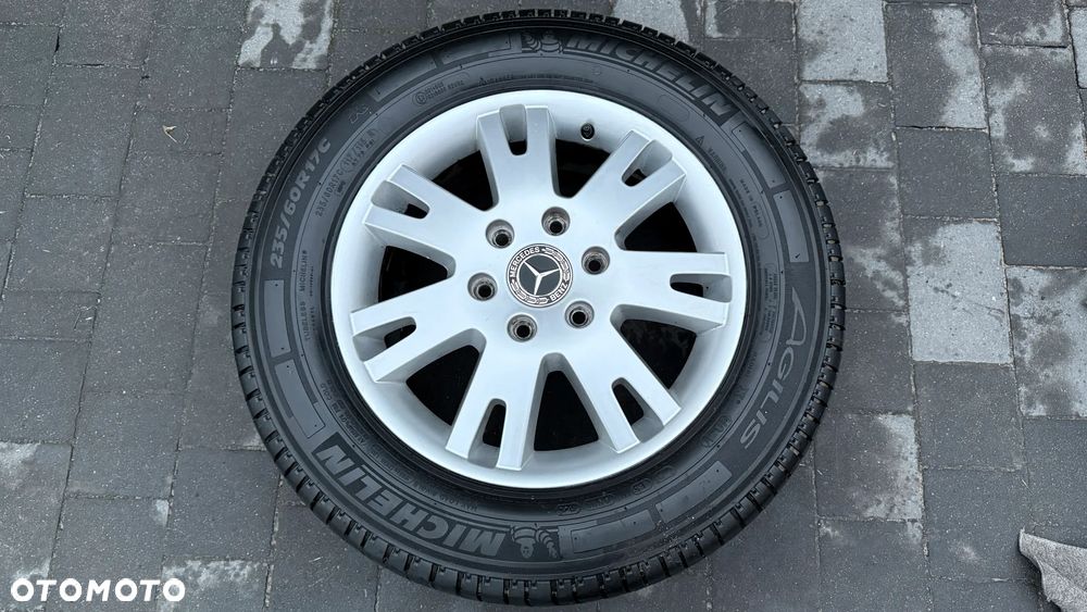 Koło 6x130 r17 235/60 C Mercedes Sprinter 906 Crafter Borbet alufelga wzmacniana - 1