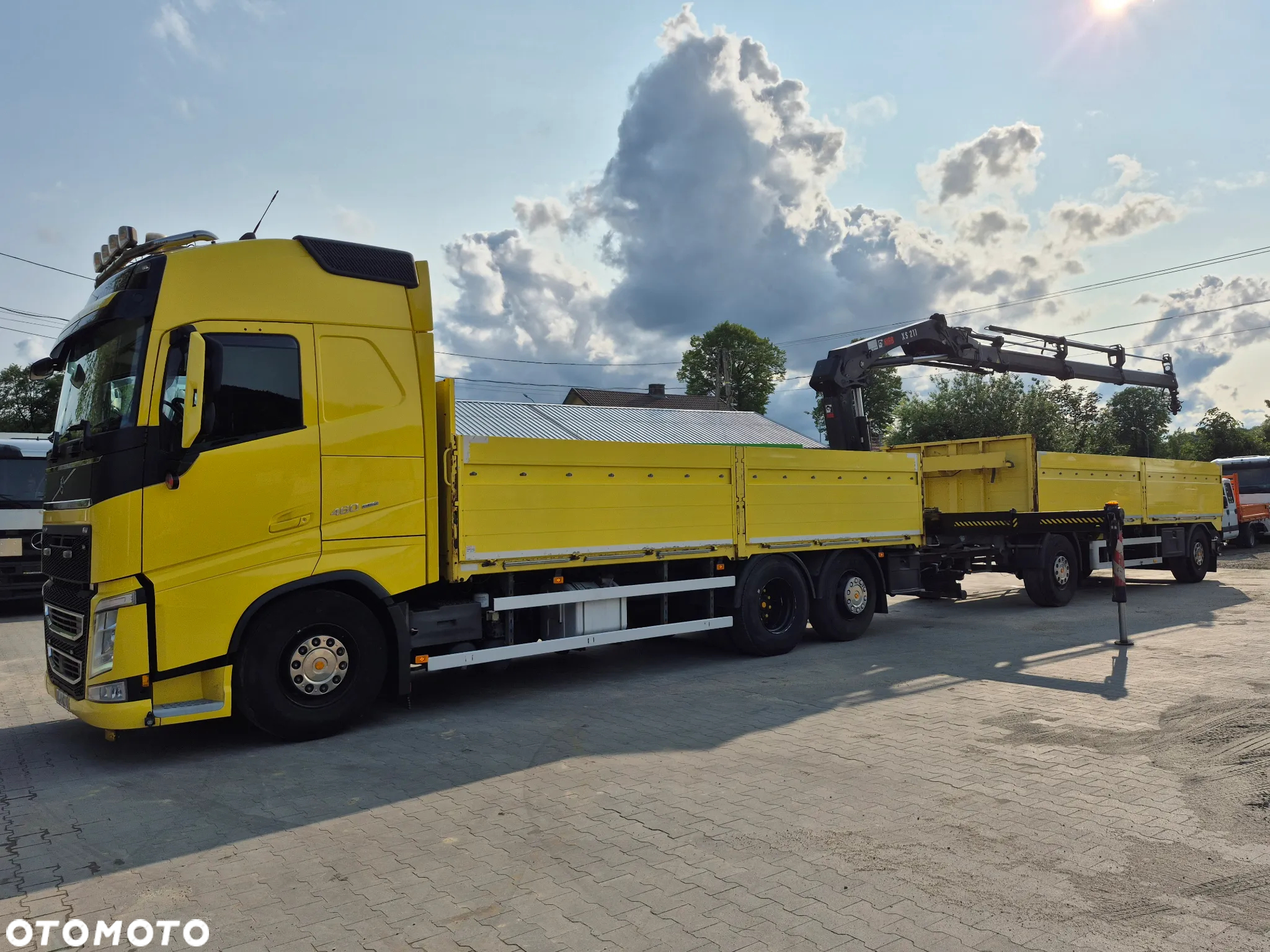 Volvo ZESTAW VOLVO 460 +HIAB 211EP-3 HIDUO +ROTATOR +PRZYCZEPA - 18