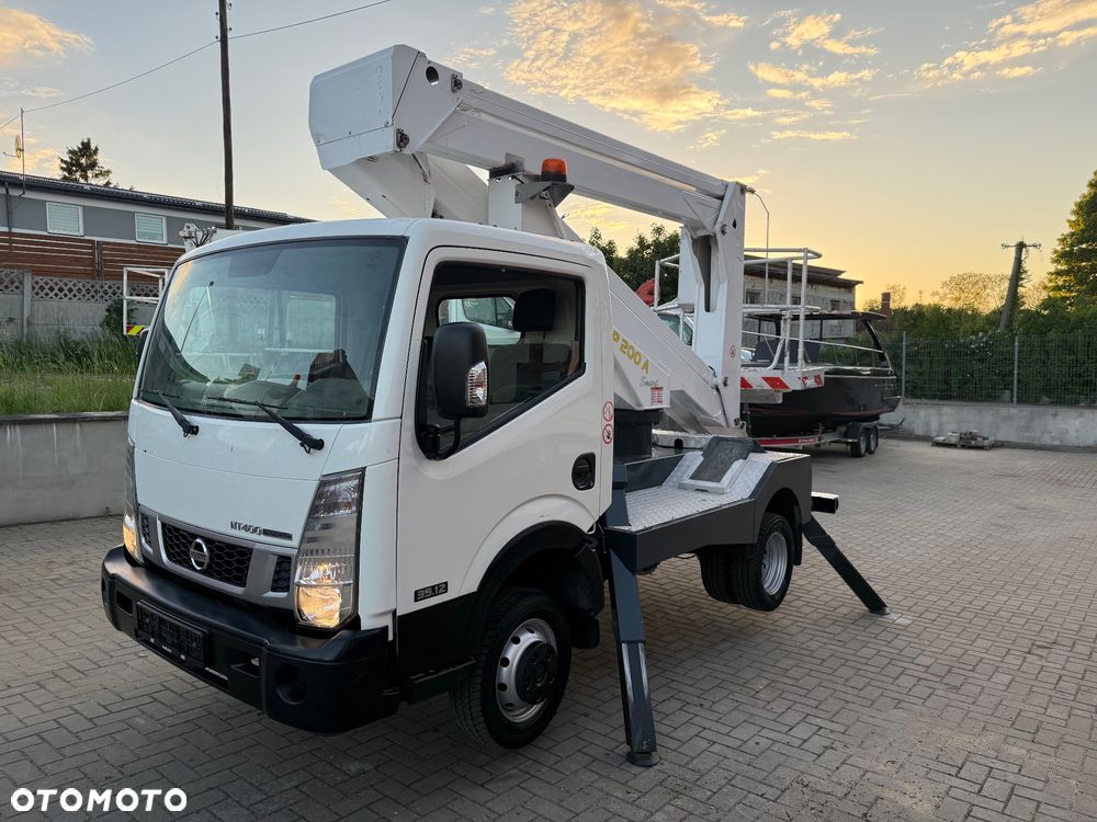 Nissan Podnośnik Koszowy Zwyżka Palfinger P200 20 metrów 10 w Bok UDT! Jak Wumag Ruthmann multitel Gsr - 6