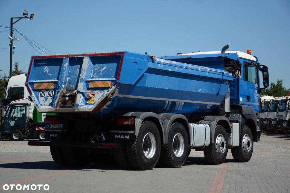 MAN TGS 480 / 2016r / 8x4 / Mulda / Retarder / Idealny stan / Mały przebieg - 14