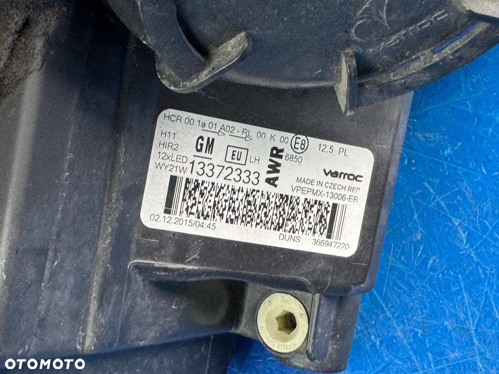 LEWY REFLEKTOR SOCZEWKA LED Opel meriva b lift Europa - 11