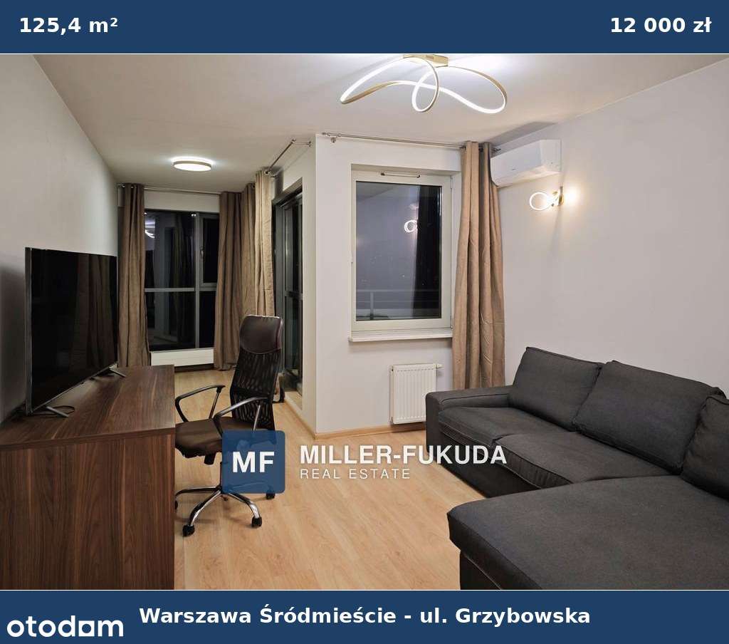 3-pokojowe mieszkanie 125,40 m² | Śródmieście, ul. Grzybowska