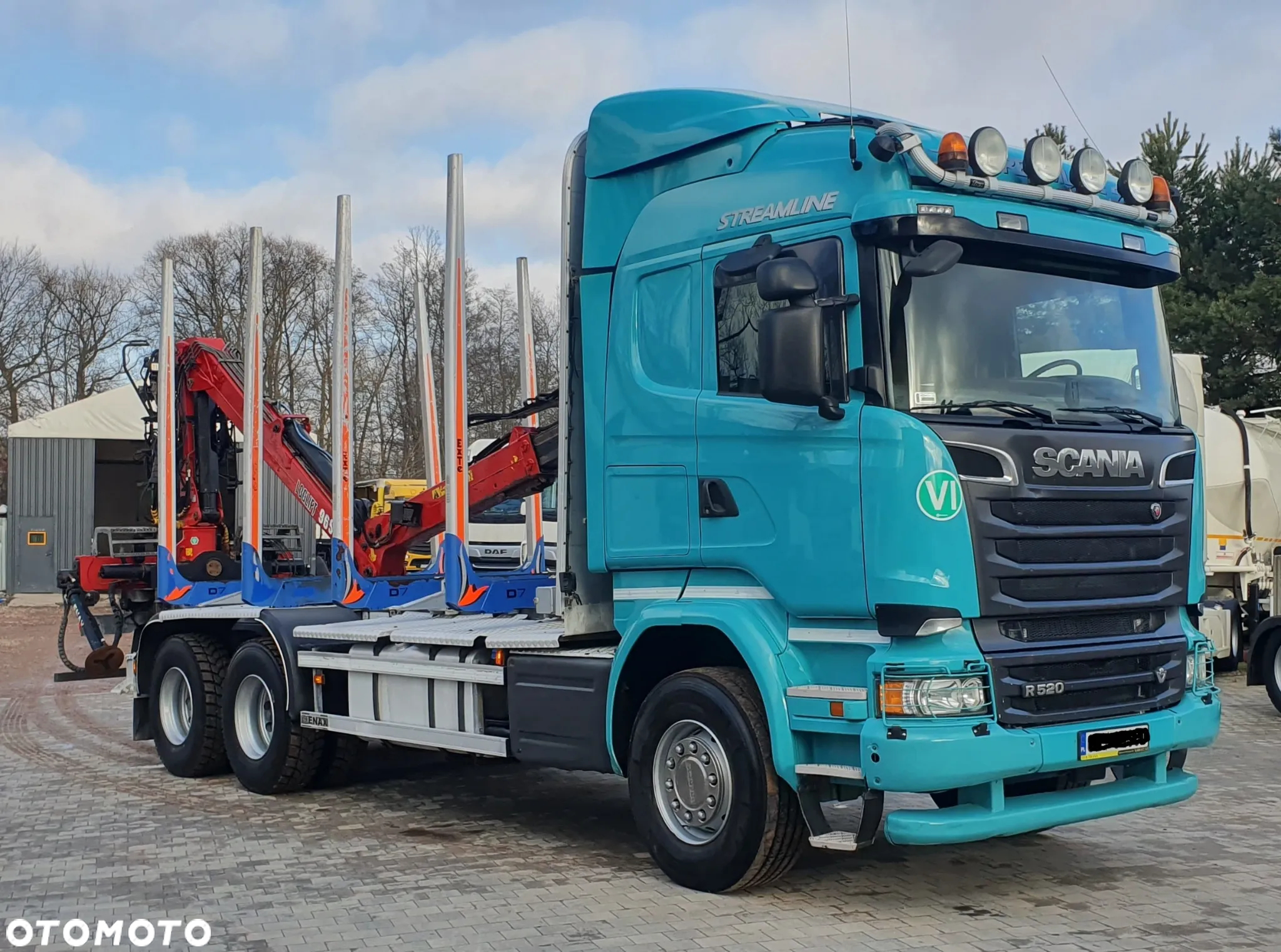 Scania R520 V8 DO DREWNA HIAB LOGLIFT - 3
