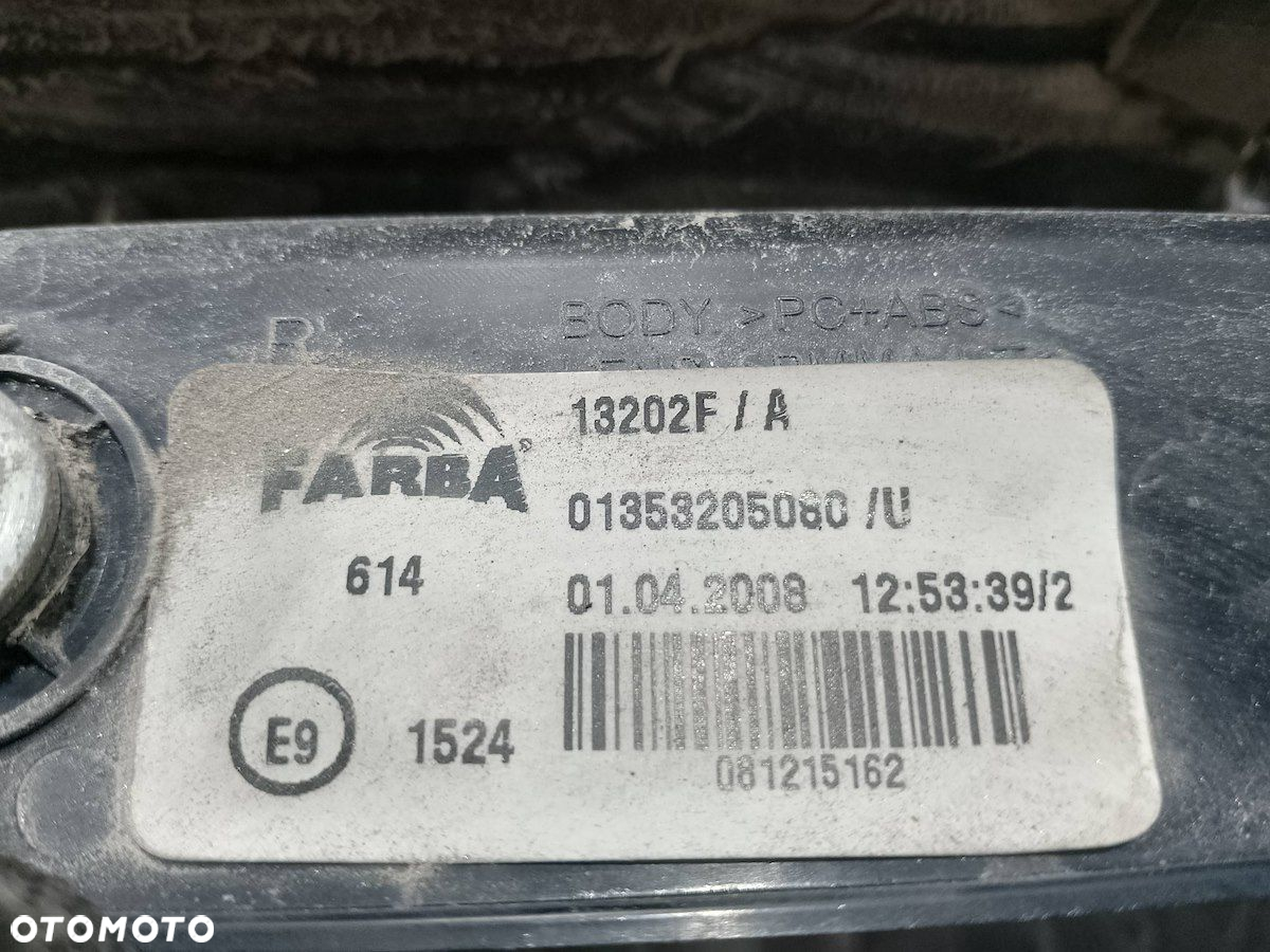 LAMPA TYLNA PRAWA FIAT FIORINO III 01353205080 - 7