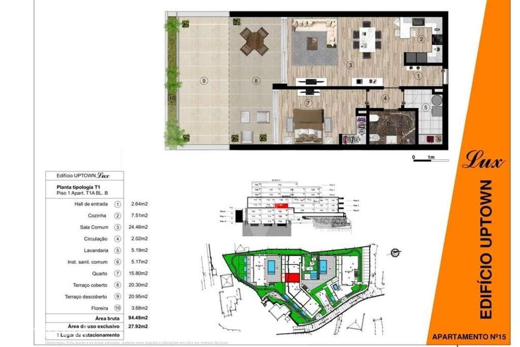 Apartamento Tipologia T1 | Vista Mar / Baía do Funchal| Funchal |Ilha - Grande imagem: 3/22