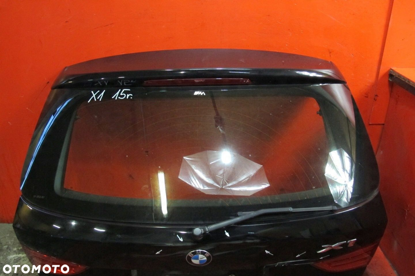 BMW X1 E84 LCI LIFT KLAPA SZYBA BAGAŻNIKA TYŁ TYLNA 668 SCHWARZ 2 - 2