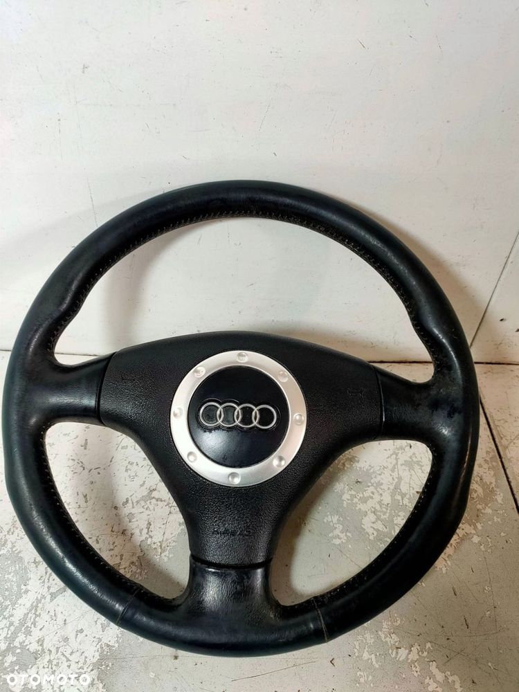 kierownica audi tt 8n czarna skóra - 4
