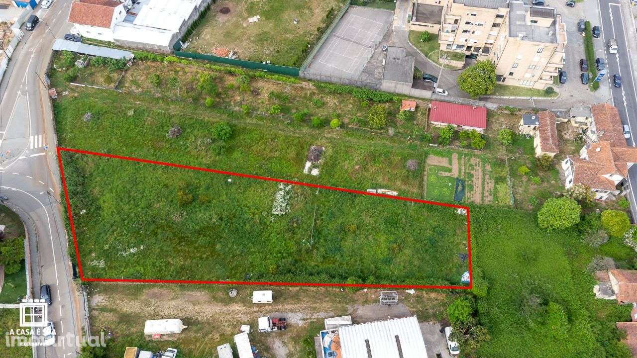 Terreno para Construção com 2.650 m2 em Lourosa - Exclusivo - Grande imagem: 3/12