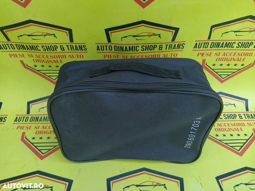 Compresor auto umflat roti kit pana original Vw Skoda Audi Seat + Husa - 6