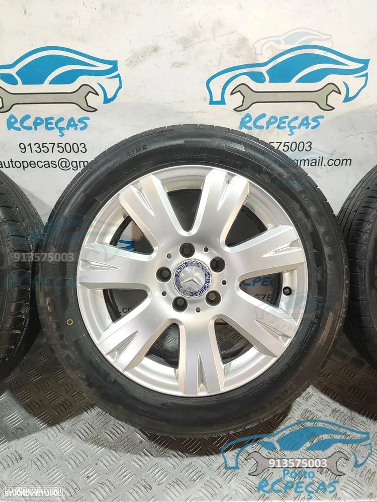 Jantes 16" | 5x112 - Originais Mercedes Benz - 7J | ET43 | 5 x 112 - 205 55 16 | Pneus | Jante | A2044012602 | 2044012602 | 16 Polegadas | Conjunto - 6