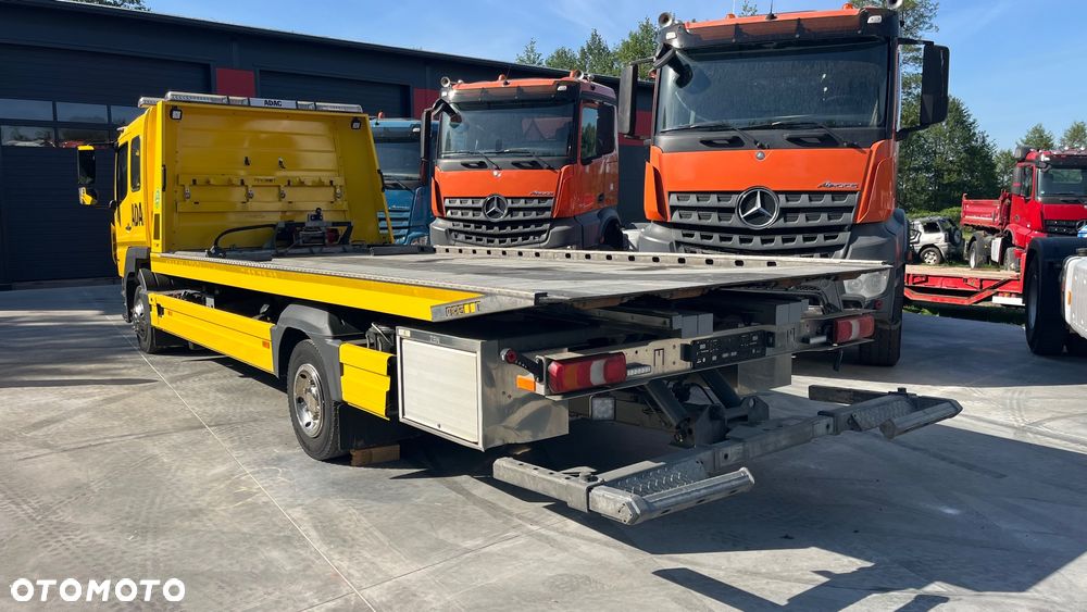 Mercedes-Benz Atego 1224 Pomoc Drogowa Podwójna Kabina Stalowa Platforma Ocynkowana Zjeżdżana Podnośnik Magoot Auto Pomoc Holownik Laweta - 2