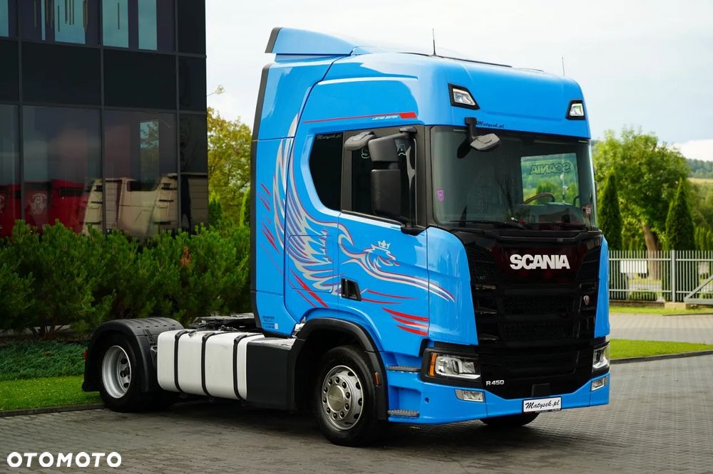 Scania R 450 / MEGA / LOW DECK / RETARDER / KLIMA POSTOJOWA / SKÓRY / EURO 6 - 5