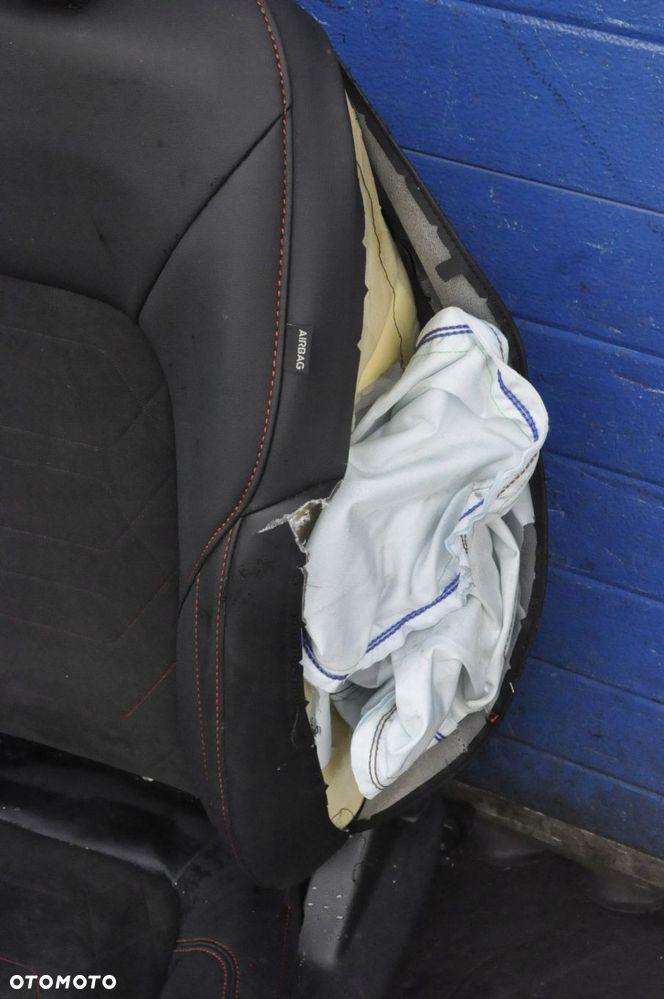 FORD FIESTA MK8 5D PRZEKŁADKA WNĘTRZA FOTELE KANAPA PÓŁSKÓRA ALCANTARA - 4