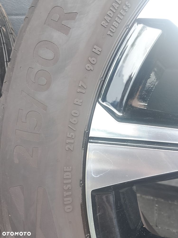 KOŁA FELGI ALUMINIOWE Z OPONAMI 4X 215 60 17 ALUFELGI RENAULT CAPTUR II CLIO V - 5