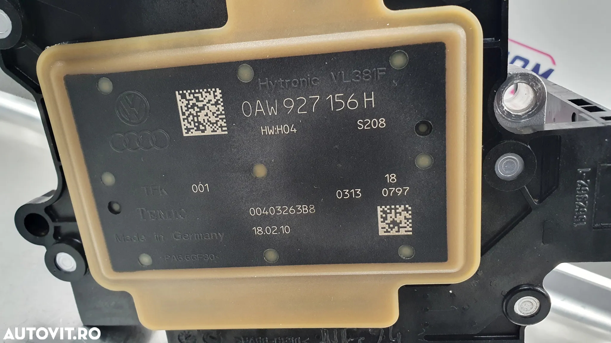 Calculator 0AW927156H / OAW927156H MULTITRONIC CVT OAW 8 viteze LLA MMV / AUDI A4 B8 / A6 C7 / 2.0TDI / 2009+ - 2