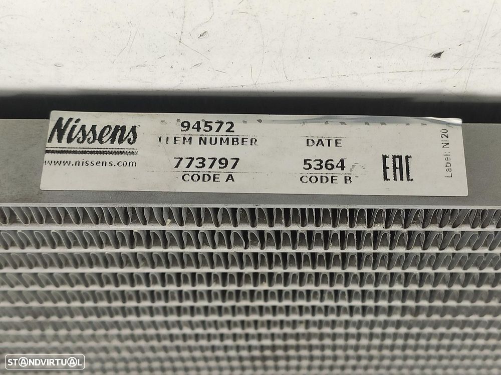 CONDENSADOR / RADIADOR AR CONDICIONADO RENAULT MEGANE SCENIC 1999 -94572 - 1