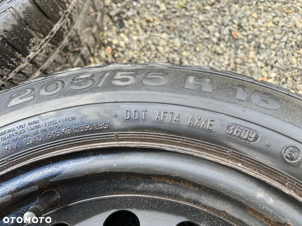 FIAT KOŁA 2SZT R16 4X98 ET31 OPONY ZIMOWE 205/55/R16 CONTINENTAL ContiWinterContact TS810 6.1mm - 4