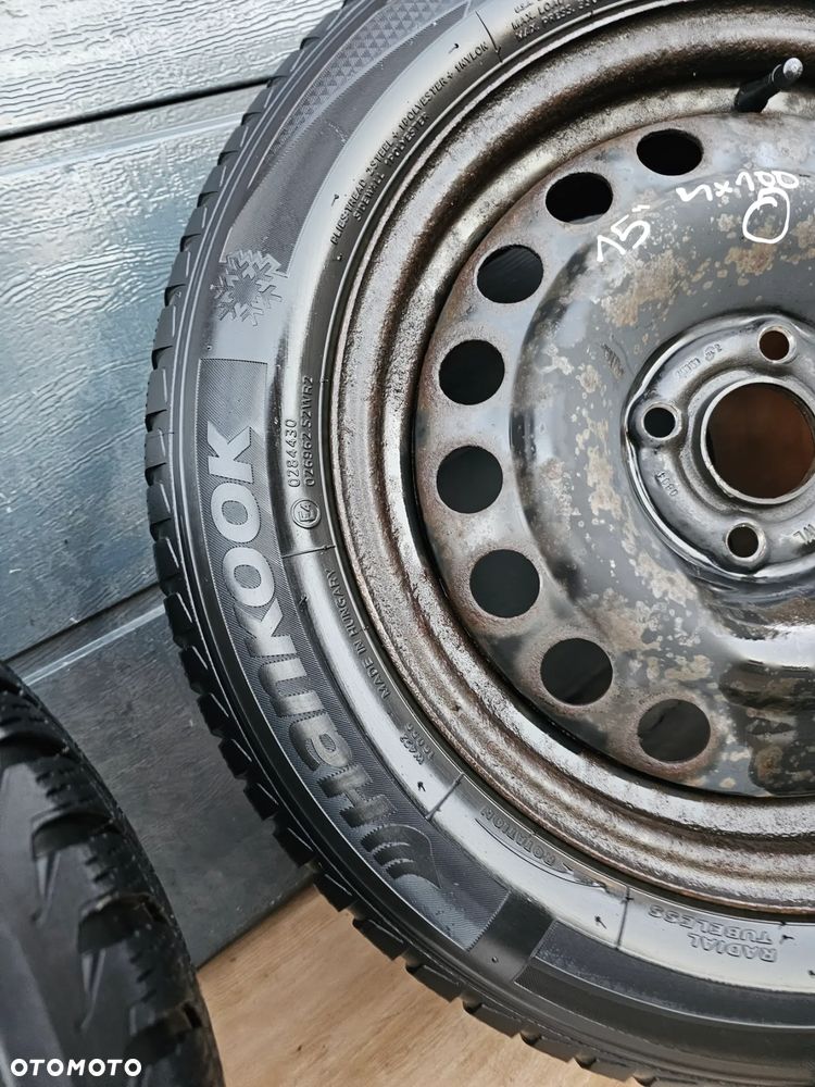 KOŁA FELGI STALOWE OPONY ZIMOWE 15 CALI OPEL ASTRA G H MERIVA A CORSA C D 4X100 185/60/15 ET43 - 8