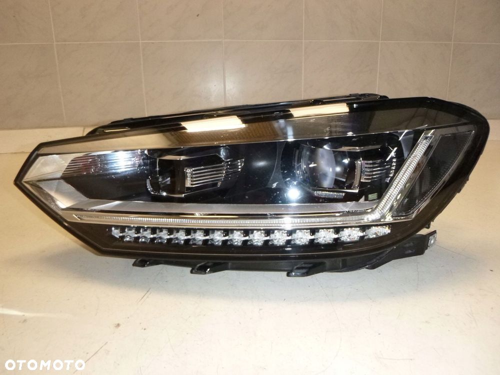 VOLKSWAGEN TOURAN II 2 REFLEKTOR LAMPA LEWY PRZÓD PRZEDNIA 8 PIN FULL LED ORYGINAŁ - 6